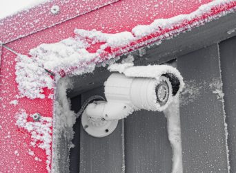 camara vigilancia nieve y hielo